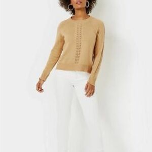 Lilly Pulitzer Camel Knit Sweater